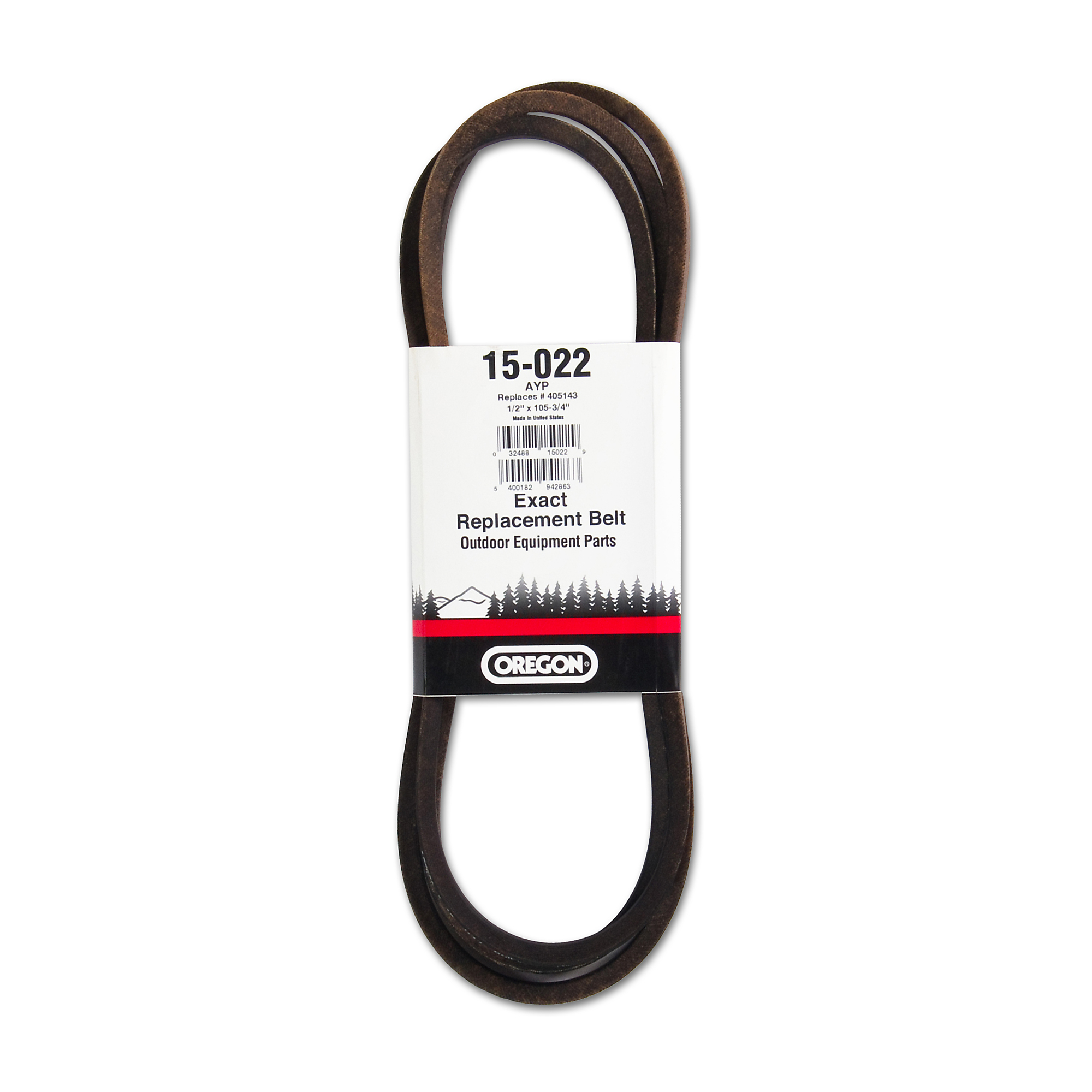 Oregon, Belt, Replacement Deck, Husqvarna and more, Length 105.75 in, Width 1/2 in, Model# 15-022